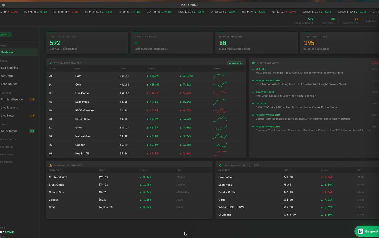 Marapone Logistics Suite preview
